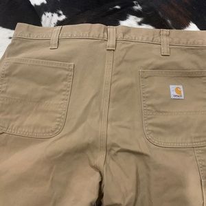 Like New Men’s Relaxed Fit Carhartt 38x36 Tan Cargo Pants
